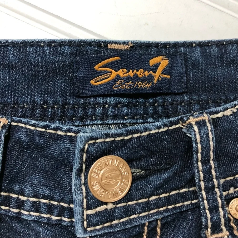 Seven7 denim jean shorts 4